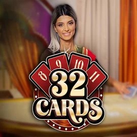 32 Cards slot visual from Ezugi available on fridayrollcasinoo.eu