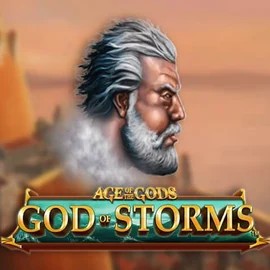 Age Of The Gods: God of Storms logo by Playtech Fridayroll Casino
