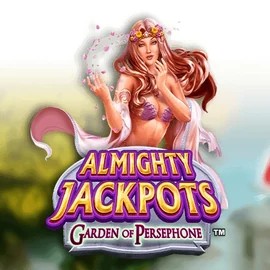 Almighty Jackpots: Garden of Persephone game by Novomatic – logo hosted on Fridayroll Casino