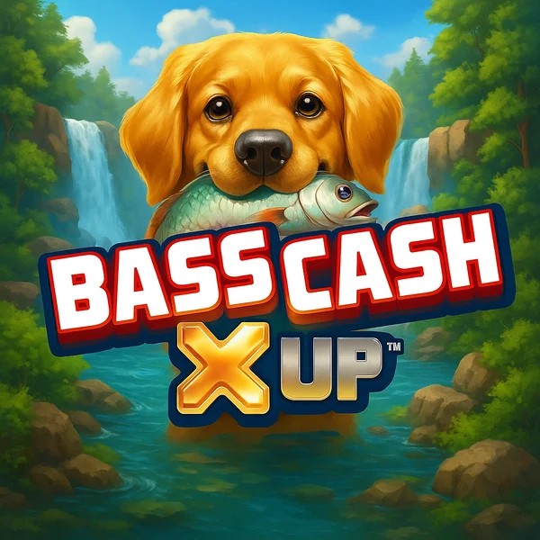Bass Cash X UP casino game by Alchemy Gaming – featured logo at Fridayroll Casino