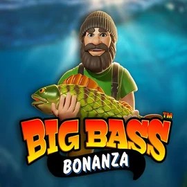 Big Bass Bonanza online game logo by Pragmatic Play on fridayrollcasinoo.eu