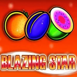 Blazing Star online game logo by Merkur Gaming on fridayrollcasinoo.eu