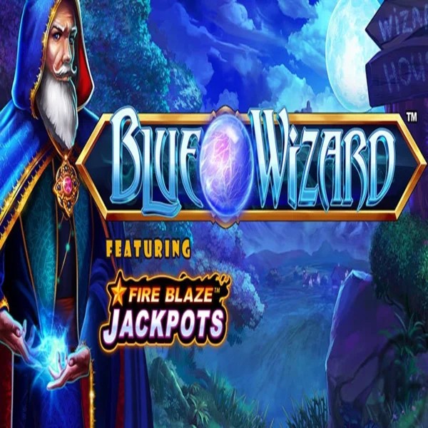 Blue Wizard Fire Blaze Jackpots online slot from Rarestone Gaming – play at fridayrollcasinoo.eu