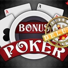 Bonus Poker Deluxe - 3 Hands slot logo by RTG (Reel Time Gaming) at Fridayroll Casino
