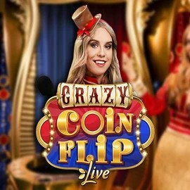 Crazy Coin Flip logo – Live Casino by Evolution at Fridayroll Casino