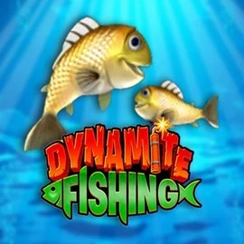 Dynamite Fishing online game logo by Inspired Gaming on fridayrollcasinoo.eu