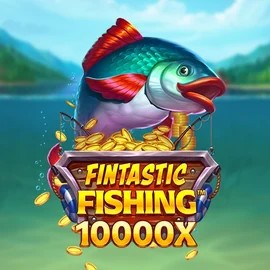 Fintastic Fishing slot logo by Foxium at Fridayroll Casino