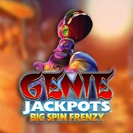 Genie Jackpots: Big Spin Frenzy logo by Blueprint Gaming Fridayroll Casino