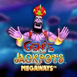 Genie Jackpots Megaways logo by Blueprint Gaming at Fridayroll Casino