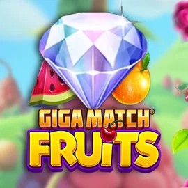 Giga Match Fruits slot logo by RubyPlay at Fridayroll Casino