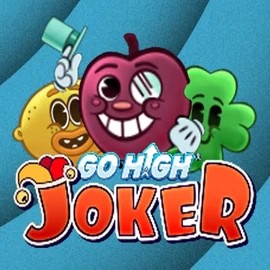 Go High Joker slot logo by RubyPlay at Fridayroll Casino