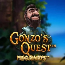 Gonzo's Quest Megaways logo – Slots by Red Tiger Gaming at Fridayroll Casino