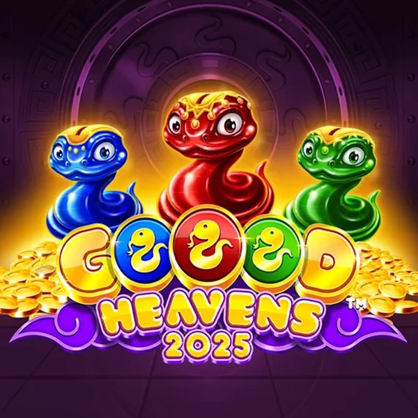 Goood Heavens online game logo by Rarestone Gaming on fridayrollcasinoo.eu