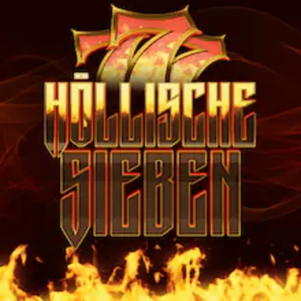 Hollische Sieben slot logo by Hölle Games at Fridayroll Casino
