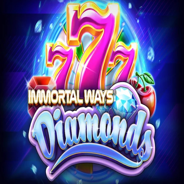 Immortal Ways Diamonds slot logo by RubyPlay at Fridayroll Casino