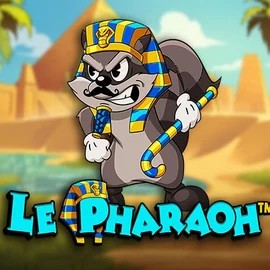 Le Pharaoh online game logo by Hacksaw Gaming on fridayrollcasinoo.eu