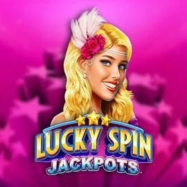 Lucky Spin Jackpots casino game by Novomatic – featured logo at Fridayroll Casino