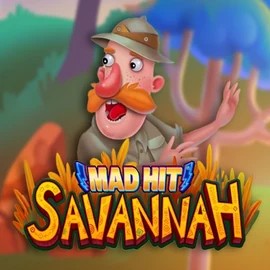 Mad Hit Savannah slot visual from RubyPlay available on fridayrollcasinoo.eu