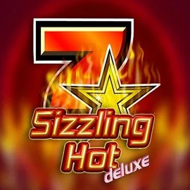 Sizzling Hot Deluxe by Novomatic, showcased at fridayrollcasinoo.eu – game logo