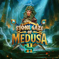 Stone Gaze of Medusa 2 online game logo by Stakelogic on fridayrollcasinoo.eu