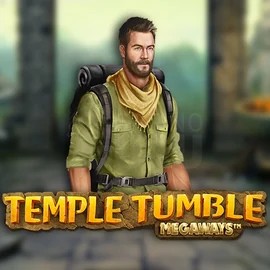 Temple Tumble Megaways slot logo by Relax Gaming at Fridayroll CasinoTemple Tumble Megaways