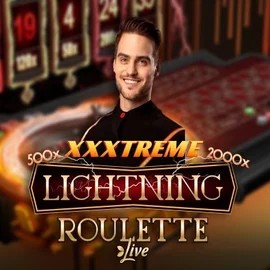 XXXtreme Lightning Roulette logo by Evolution at Fridayroll Casino